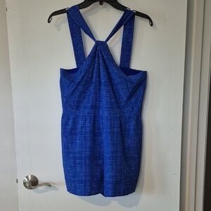 Blue Sleeveless Dress